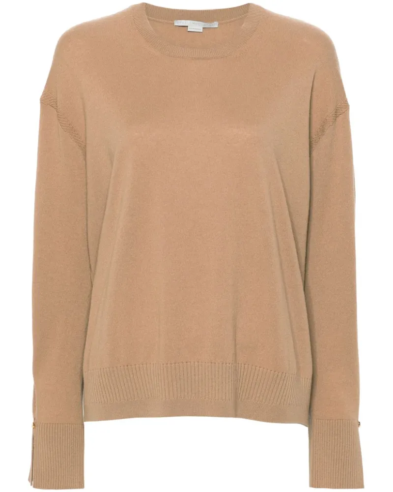Stella McCartney Fein gestrickter Pullover - Braun Braun