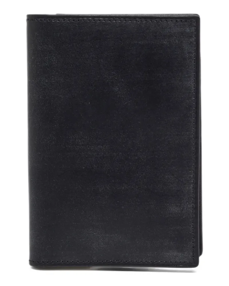 Dunhill leather bifold card case - Schwarz Schwarz