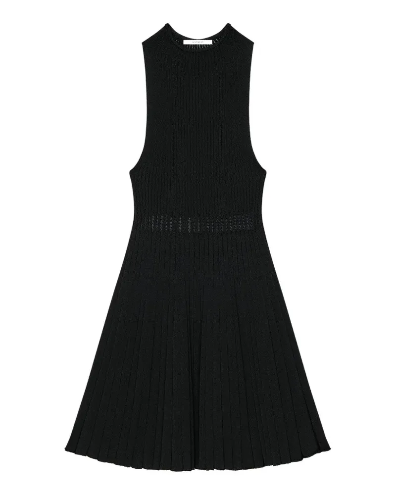 Givenchy Minikleid aus Strick mit transparenten Details - Schwarz Schwarz