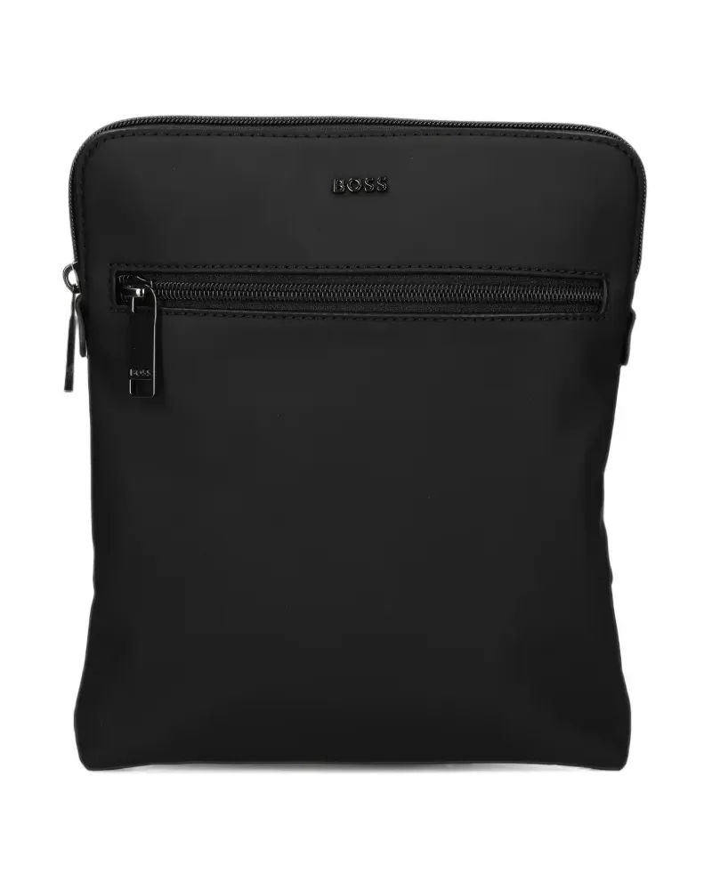 HUGO BOSS Zeph Schultertasche mit Logo - Schwarz Schwarz