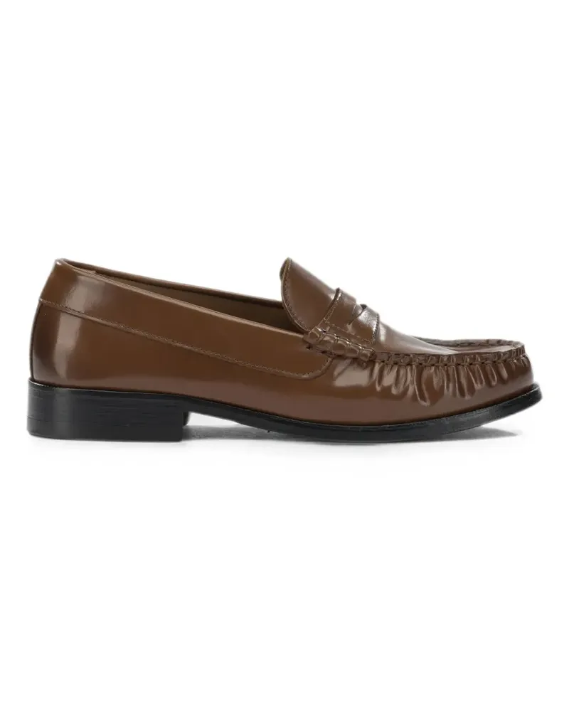 Alohas Rivet leather loafers - Braun Braun
