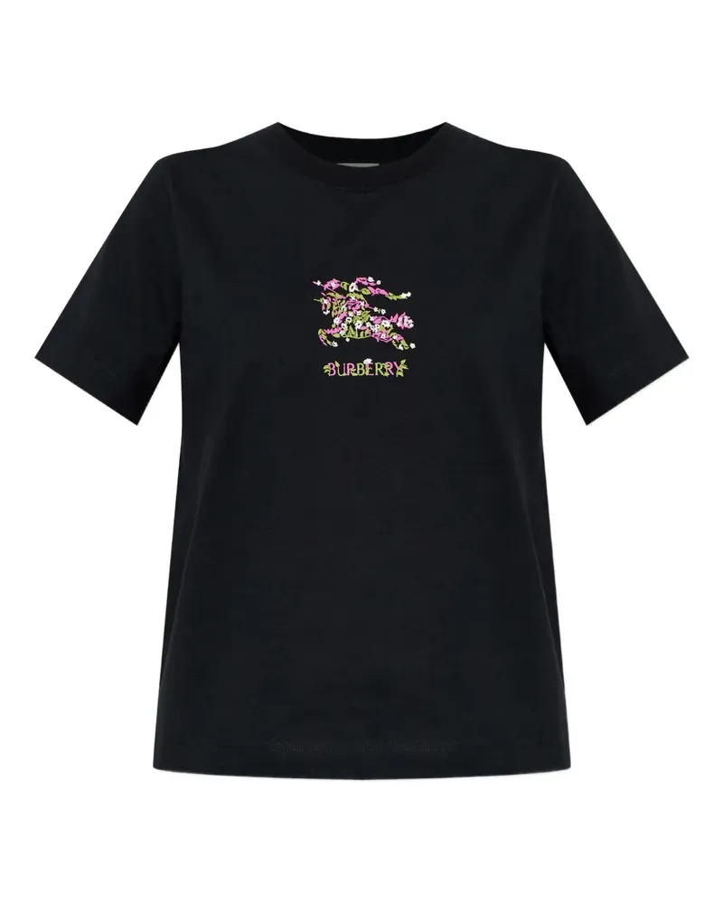 Burberry T-Shirt mit grafischem Print - Schwarz Schwarz