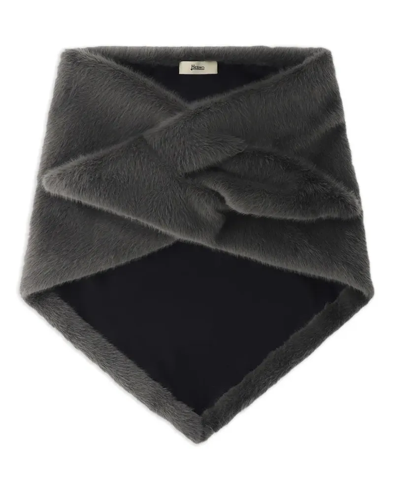 Herno Schal aus Seide - Grau Grau