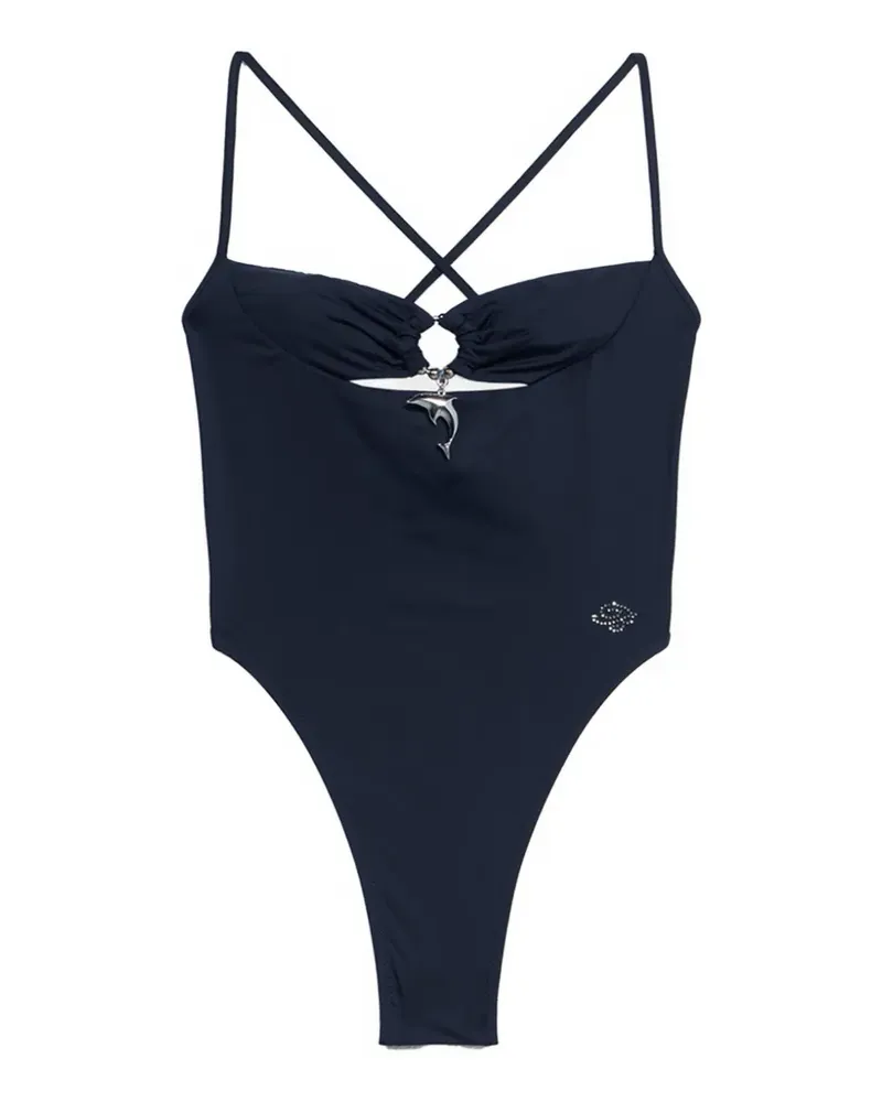 Blumarine Klassischer Badeanzug - Schwarz Schwarz