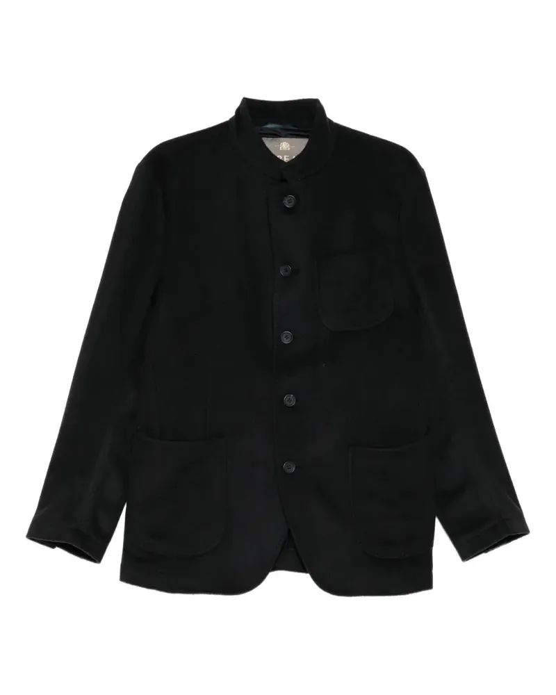 N.Peal Portofino Jacke aus Kaschmir - Schwarz Schwarz