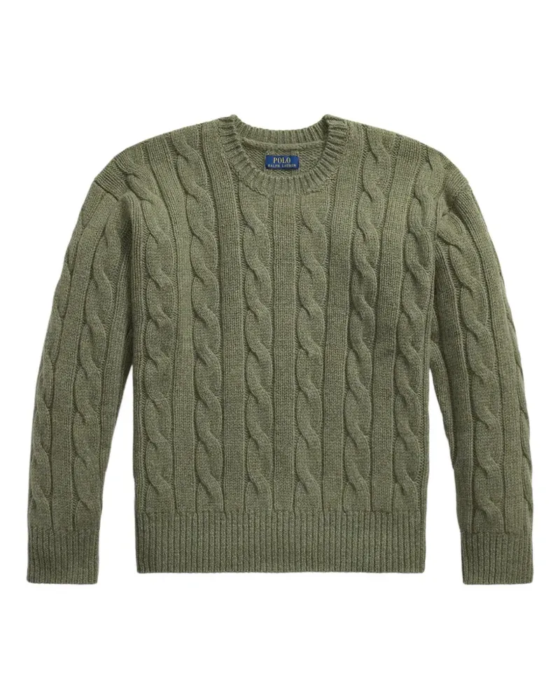Ralph Lauren relaxed-fit cable-wool-blend jumper - Grün Grün