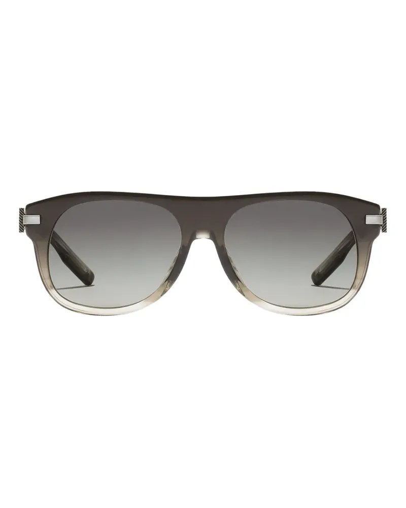 Dolce & Gabbana metal plaque sunglasses - Grau Grau