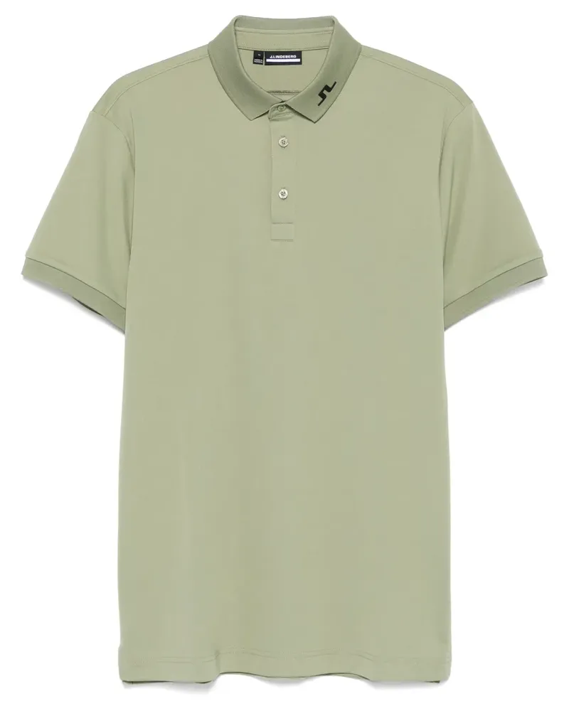 J.Lindeberg Poloshirt mit KV-Print - Grün Grün