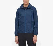 Kapuzenjacke mit Reißverschluss - Blau