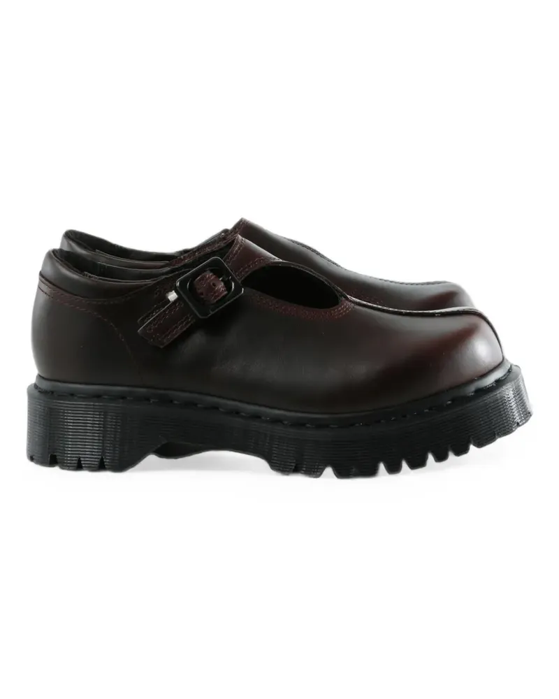 Dr.Martens Plateau-Loafer mit Schnalle - Braun Braun