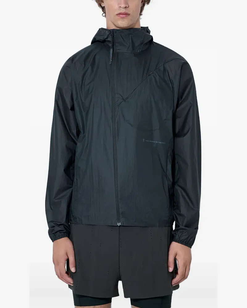 ON Zero hooded jacket - Schwarz Schwarz