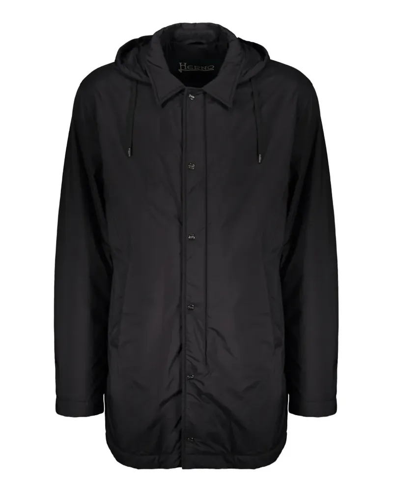 Herno hooded zip-up parka - Schwarz Schwarz