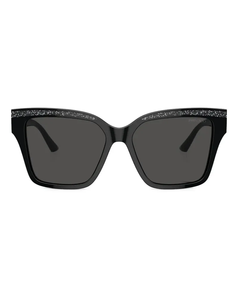 Jimmy Choo square-frame sunglasses - Schwarz Schwarz