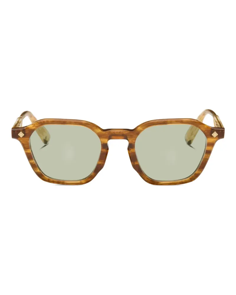 Lunetterie Générale Only Romance Sonnenbrille mit geometrischem Gestell - Braun Braun