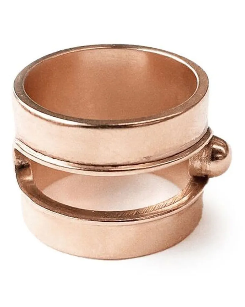 Goossens Paris Großer Bouclé Ring - Rosa Rosa
