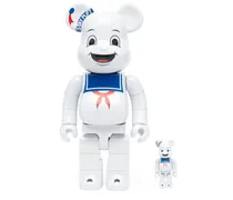 Stay Puft Marshmallow Man BE@RBRICK 100% und 400% Figuren-Set - Weiß