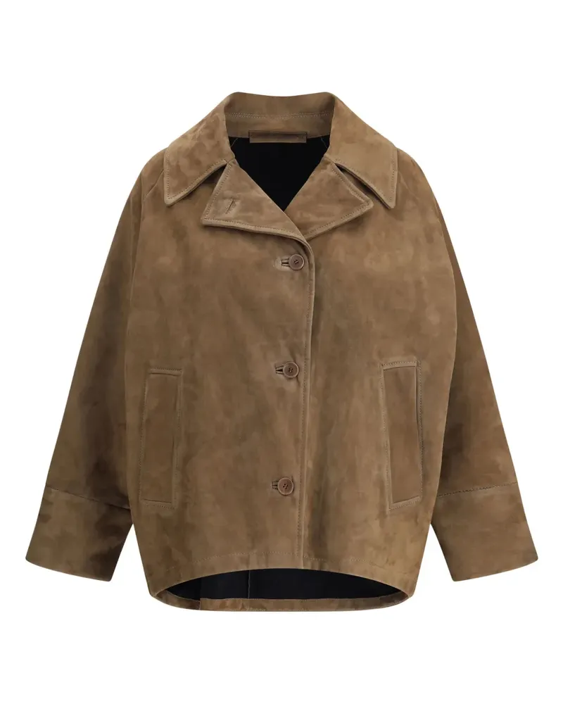 Salvatore Santoro Jacke aus Wildleder - Braun Braun