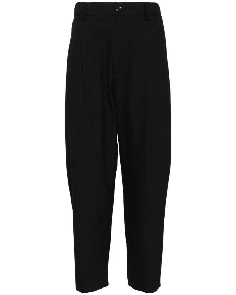 SONGZIO Tapered-Hose mit tiefem Schritt Schwarz