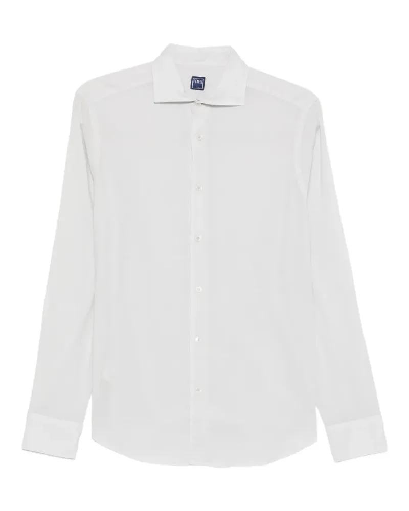 Fedeli Sean spread-collar shirt - Grau Grau