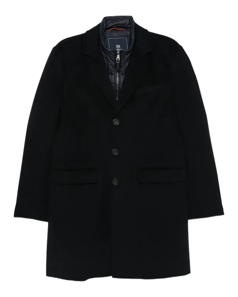 Mabrun Mantel im Layering-Look - Blau Blau
