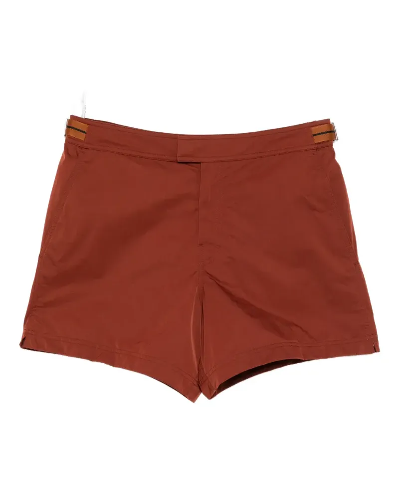 Ermenegildo Zegna buckle-fastening swim shorts - Braun Braun