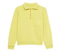 Sweatshirt mit Reißverschluss - Gelb