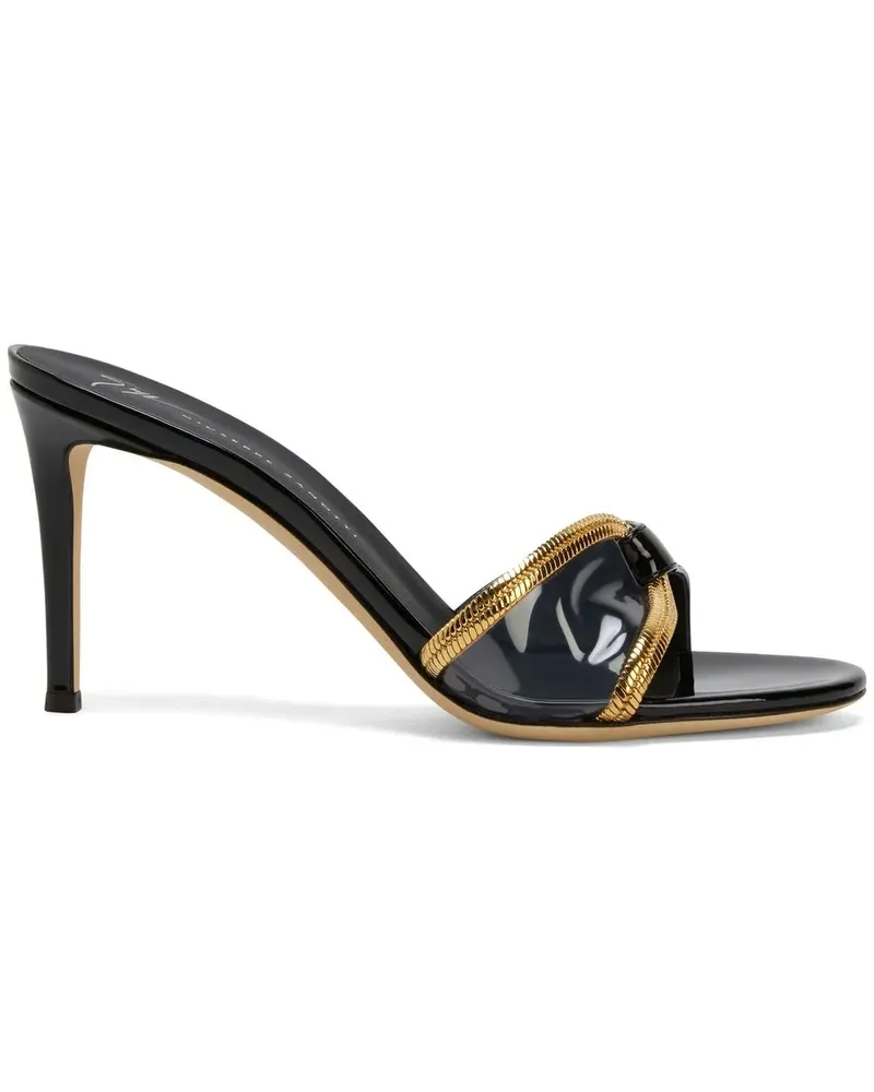 Giuseppe Zanotti Infinity Pantoletten - Schwarz Schwarz