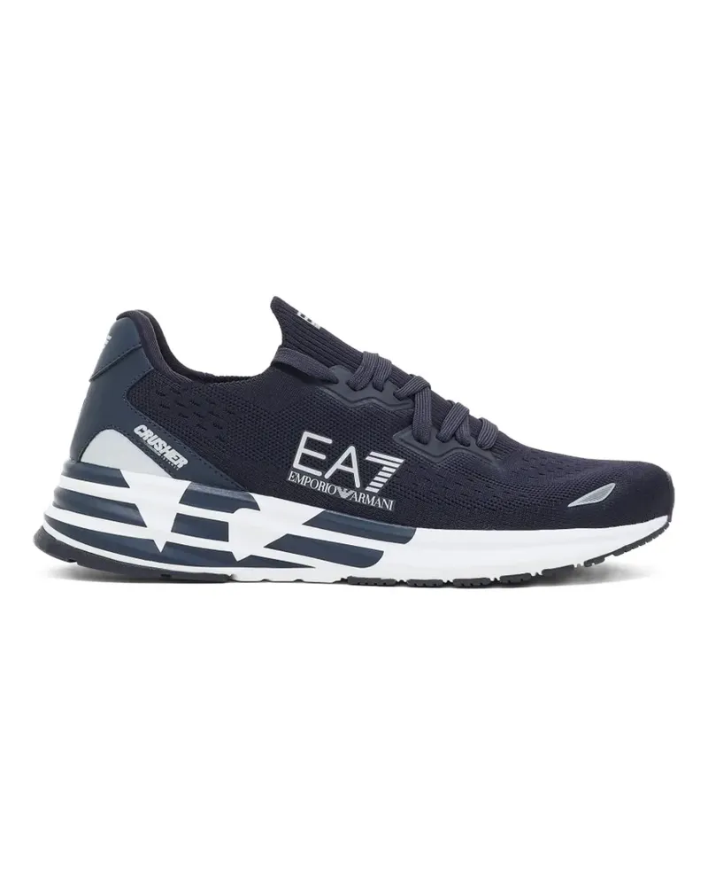 EA7 Sneakers mit Logo - Blau Blau