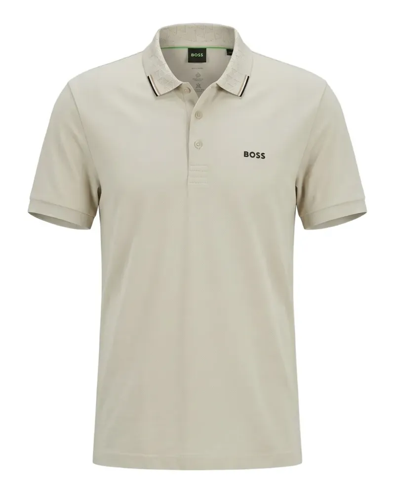 HUGO BOSS Paddy Poloshirt mit Logo-Print - Nude Nude