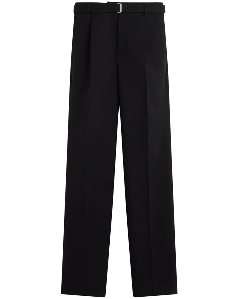 Lanvin Hose mit Gürtel - Schwarz Schwarz
