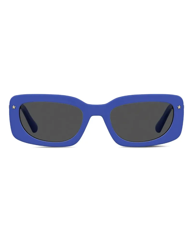 Chiara Ferragni Sonnenbrille mit Kettendetail - Blau Blau