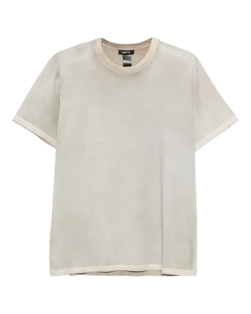 Avant Toi T-Shirt mit rundem Ausschnitt - Nude Nude