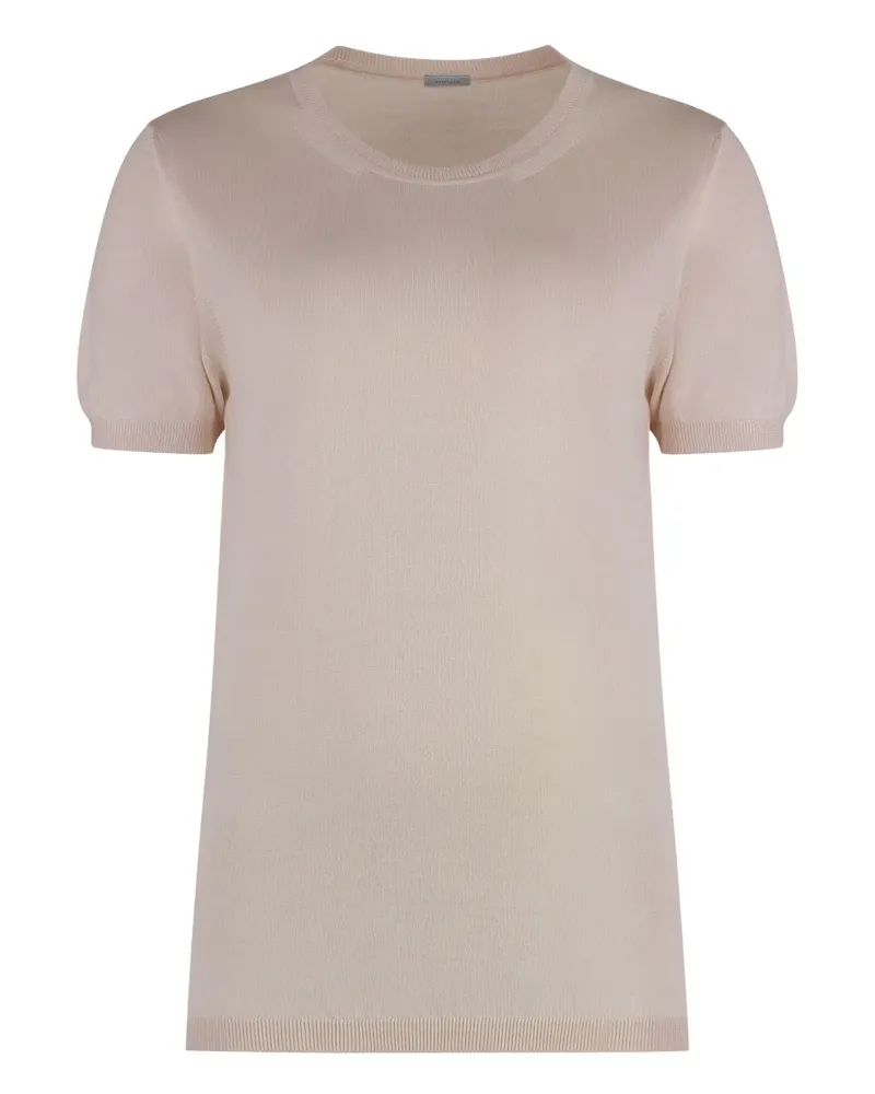 Malo Gestricktes T-Shirt - Rosa Rosa