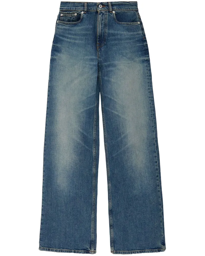 Kenzo Ayame Jeans mit weitem Bein - Blau Blau