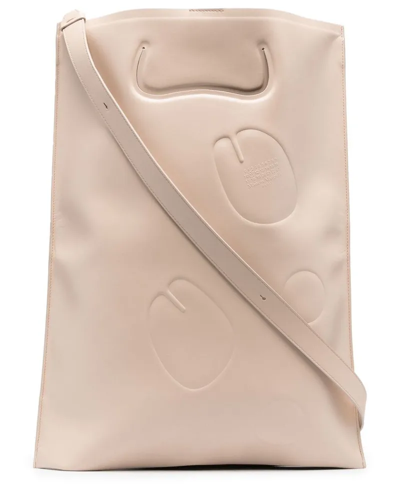 Maison Margiela Tabi Shopper mit Prägung - Nude Nude