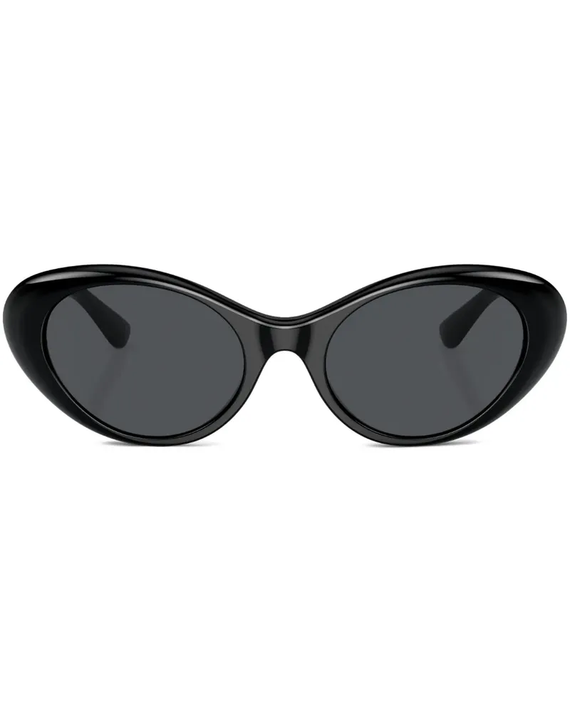 Versace Sonnenbrille mit Cat-Eye-Gestell - Schwarz Schwarz