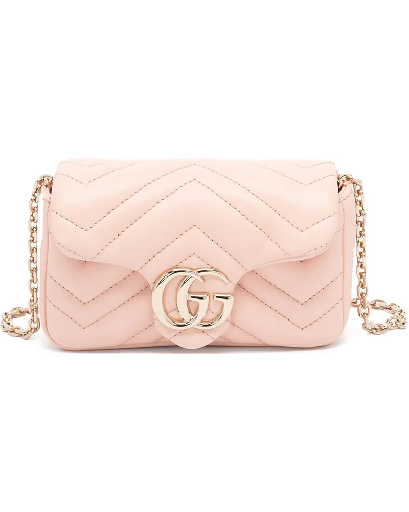 Gucci Mini GG Marmont Schultertasche - Rosa Rosa