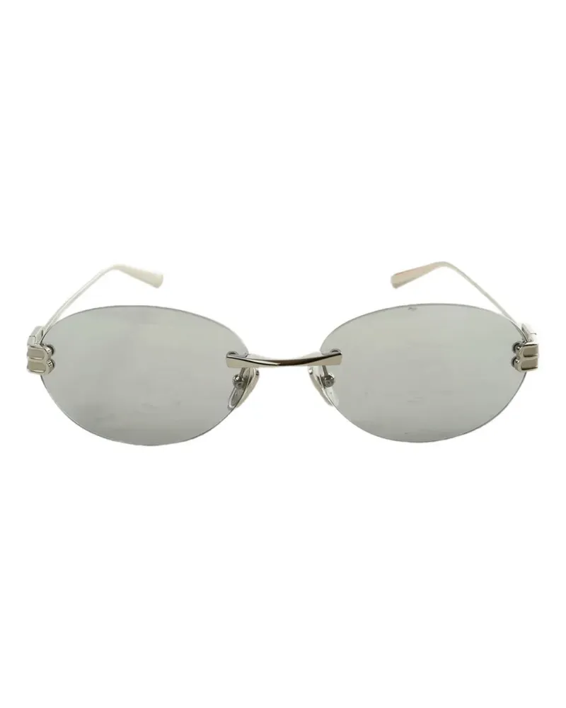 Balenciaga Gossip oval-frame sunglasses - Silber Silber