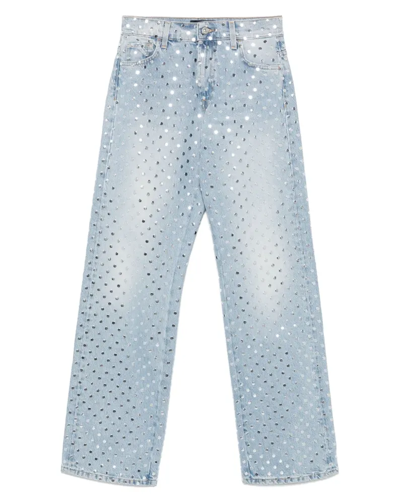 7 for all mankind Gerade Jeans - Blau Blau