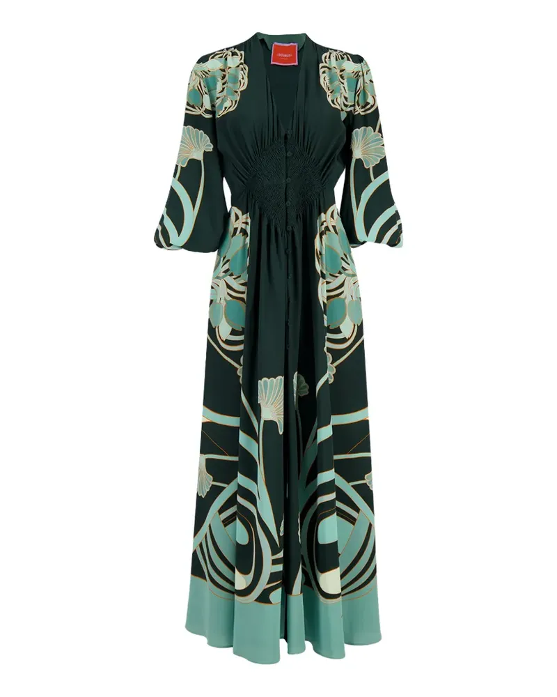 La DoubleJ Camerino maxi dress - Grün Grün