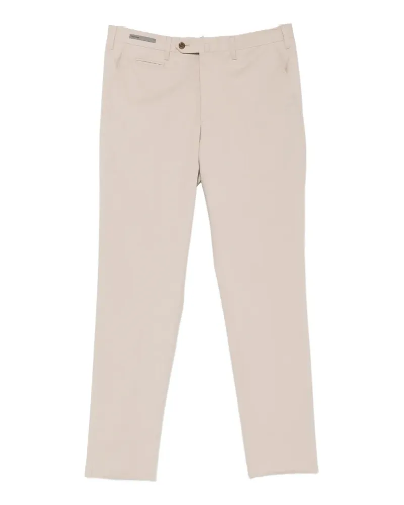 Corneliani straight-leg tailored trousers - Nude Nude