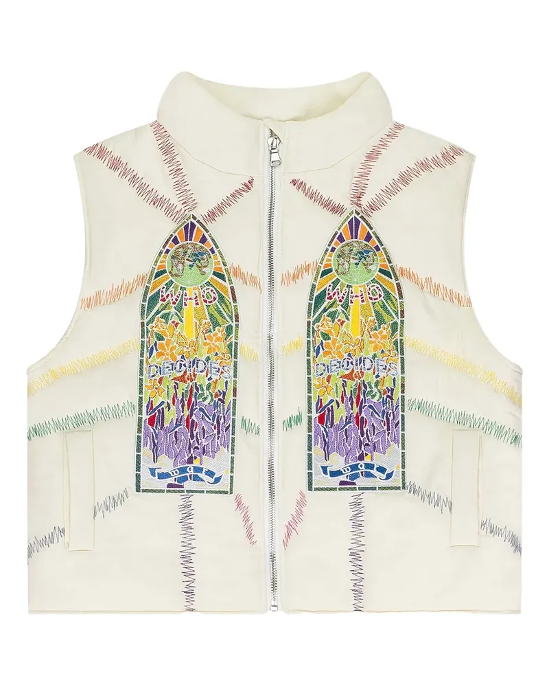 WHO DECIDES WAR Cathedral vest - Nude Nude