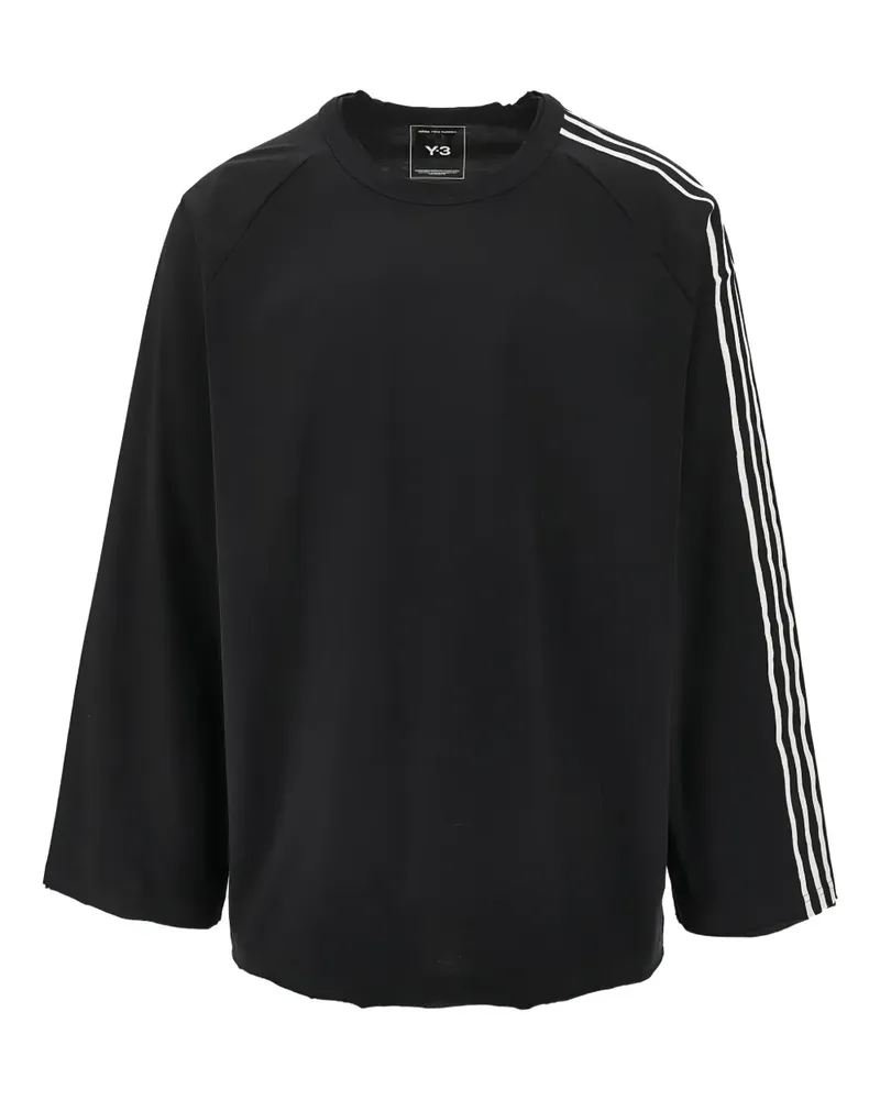 Y-3 three-stripe T-shirt - Schwarz Schwarz