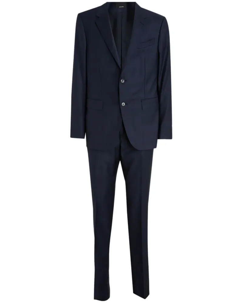 Ermenegildo Zegna Einreihiger Anzug - Blau Blau