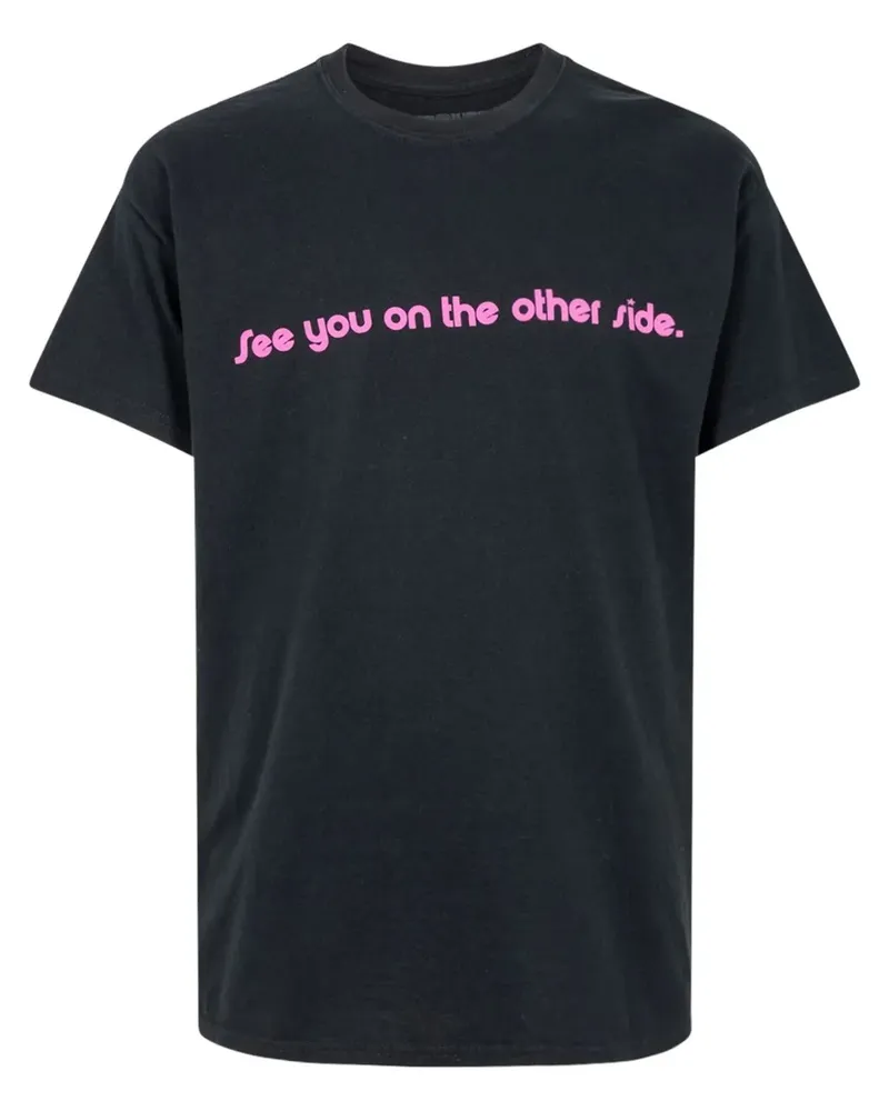 Travis Scott T-Shirt mit grafischem Print - Schwarz Schwarz