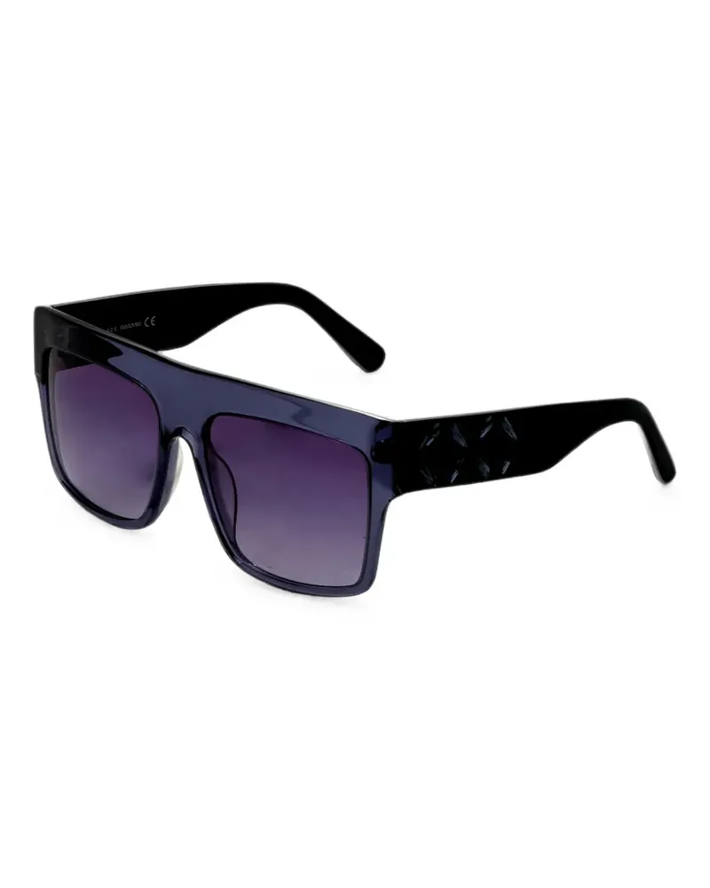 Swarovski crystal-embellished square-frame sunglasses - Blau Blau