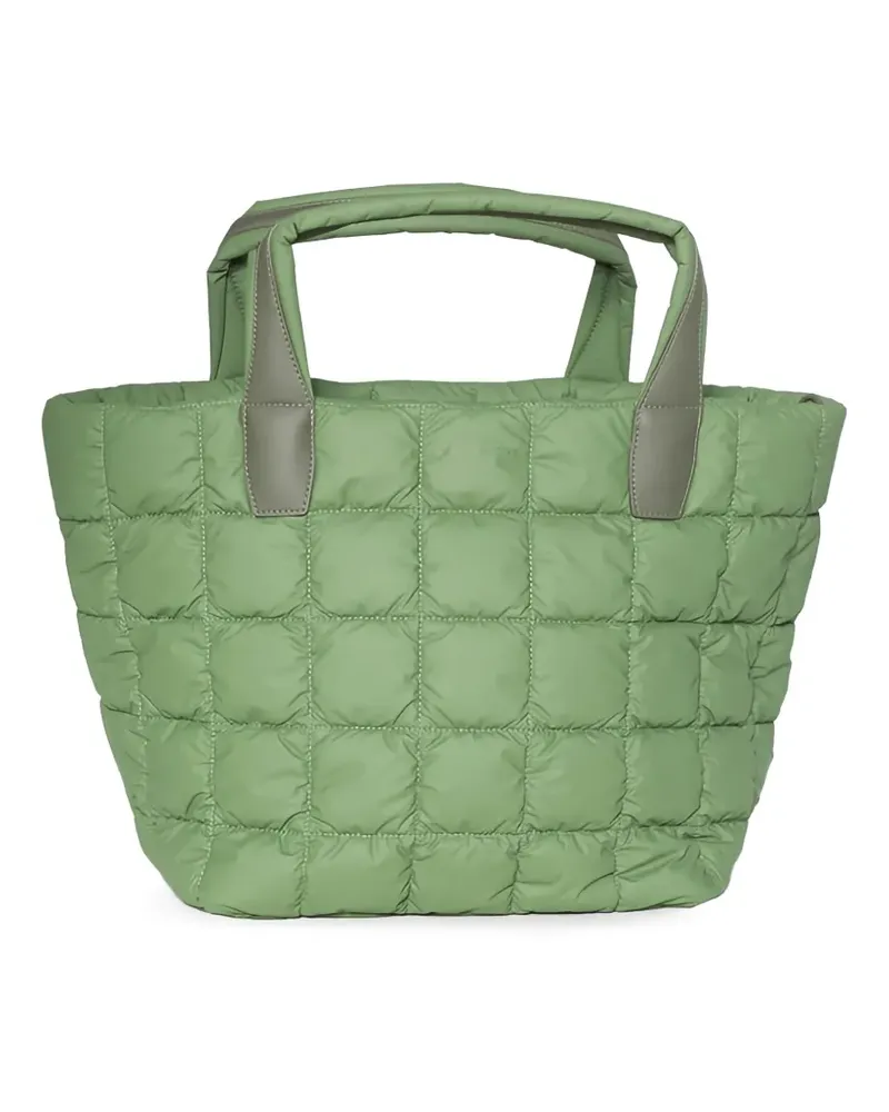 VeeCollective quilted top-handles tote bag - Grün Grün