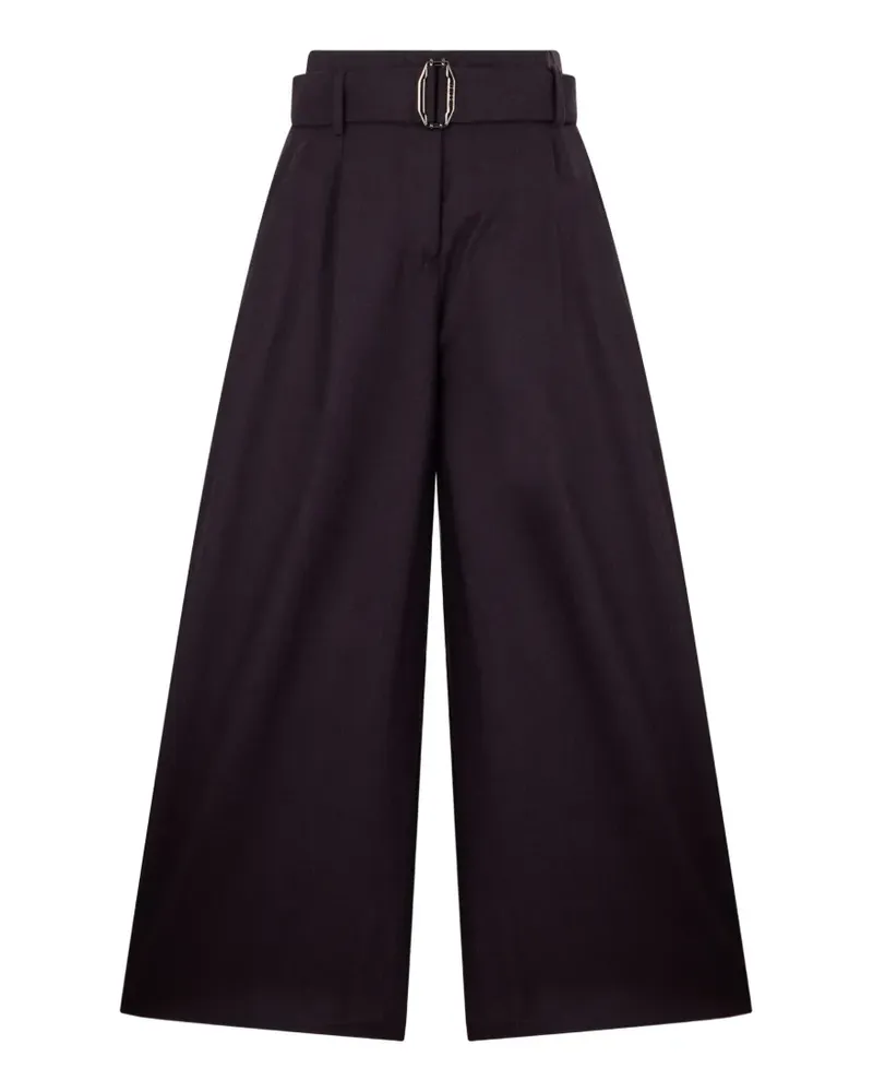 MOORER Noaswo belted wide-leg palazzo pants - Schwarz Schwarz