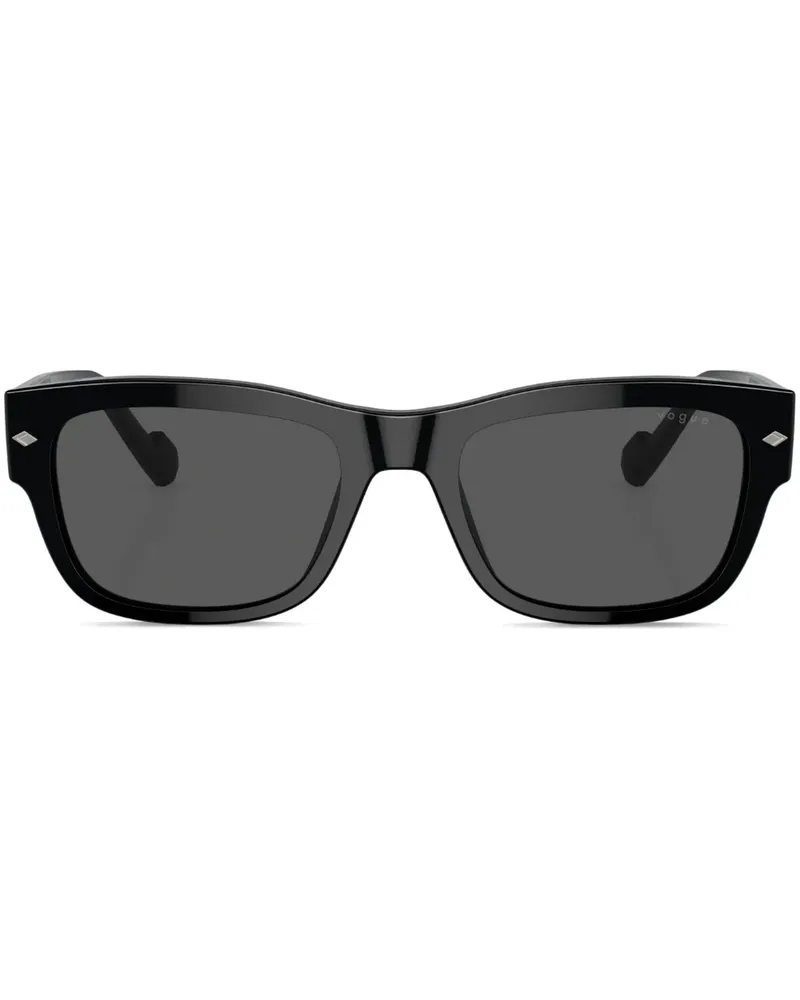 Vogue Eckige Vo5530s Sonnenbrille - Schwarz Schwarz