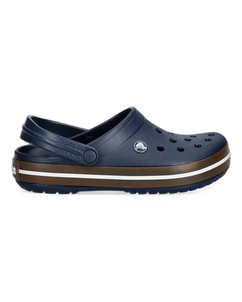 Crocs Crocband Clogs mit perforiertem Logo-Patch - Blau Blau